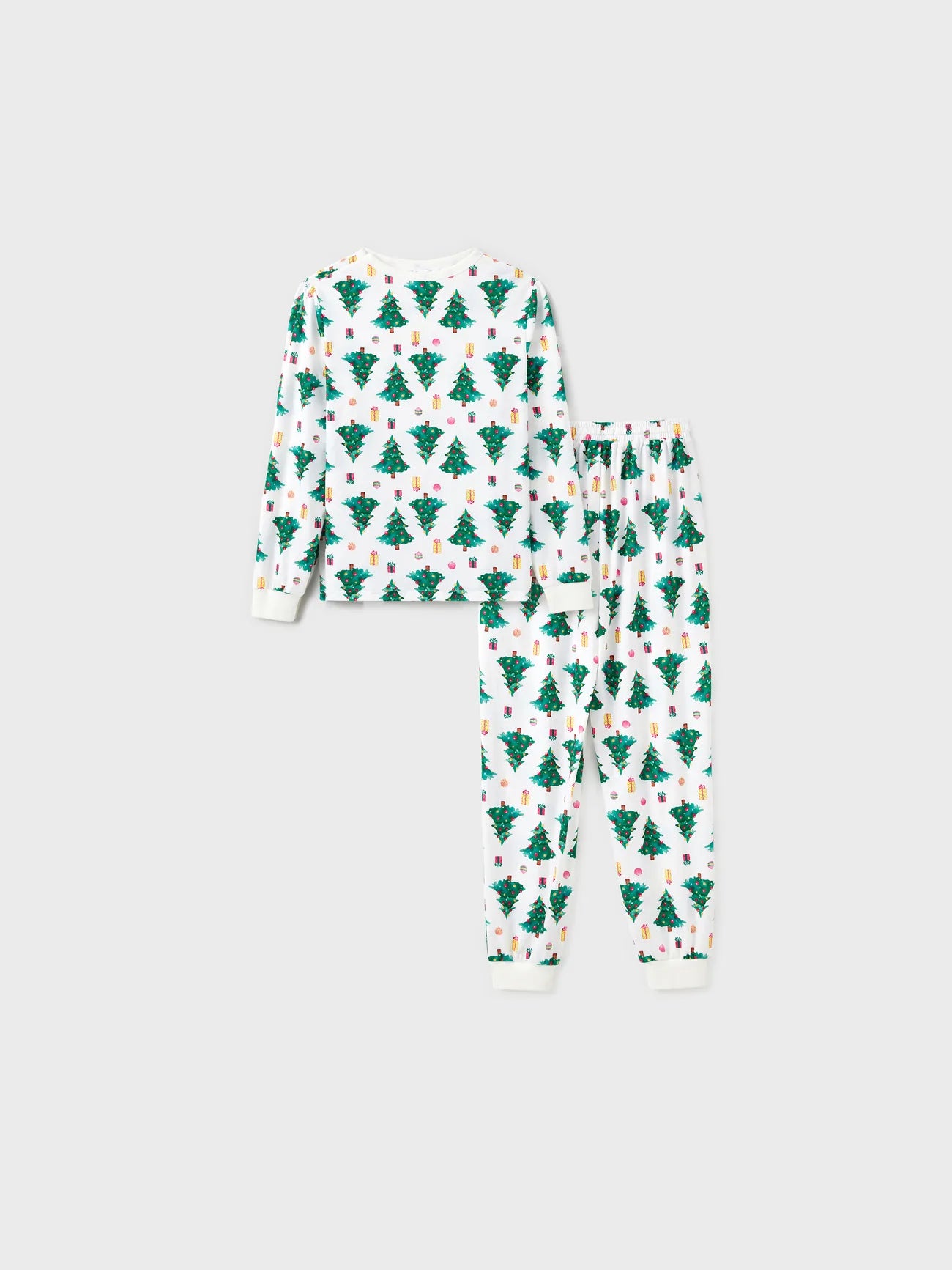 Christmas Tree Print Family Pajamas Set-Original Pajamas