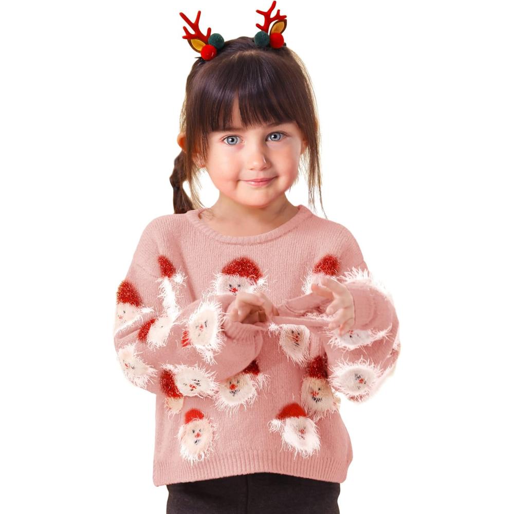 Holiday Party Knit Sweater With Santa Design-Original Pajamas