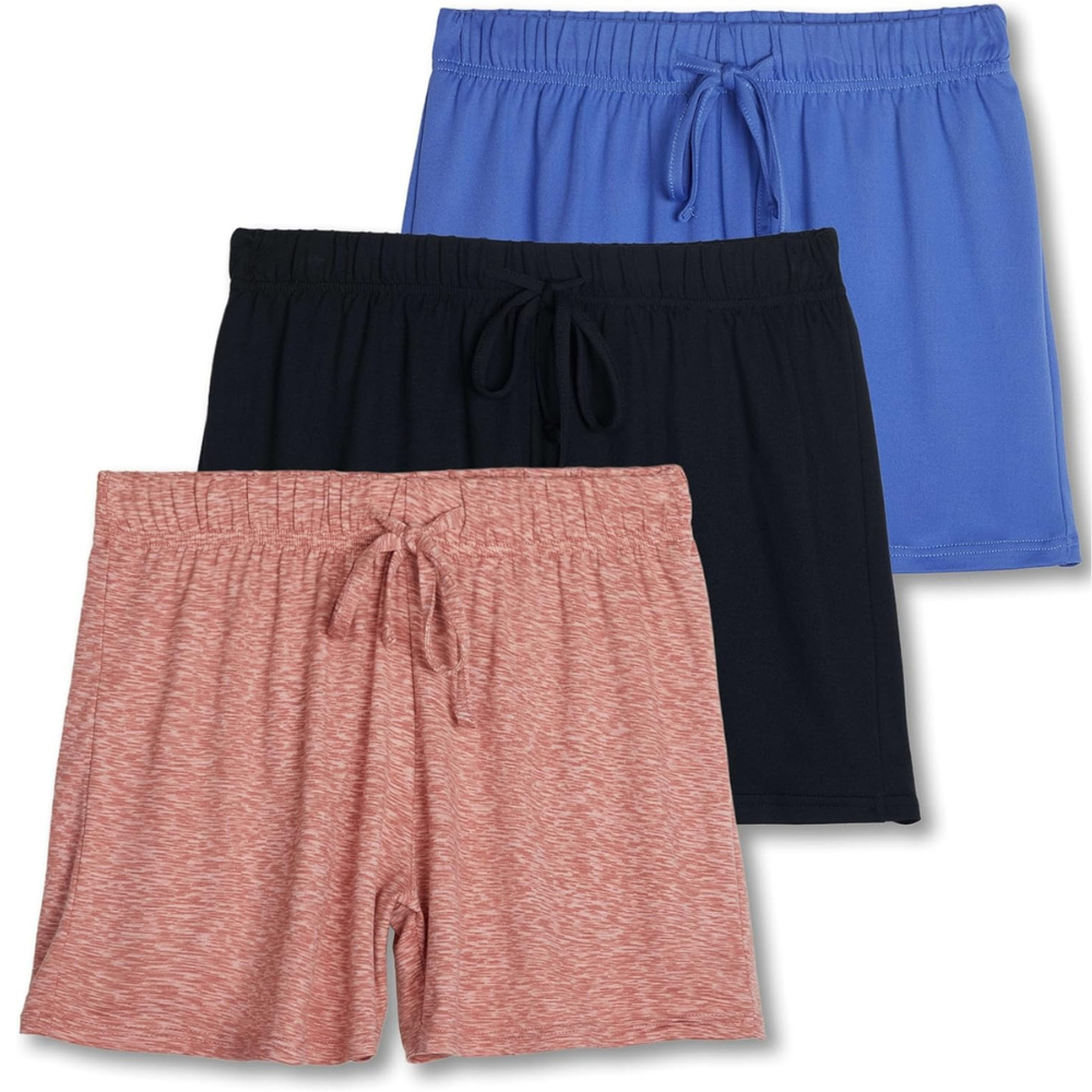 Pack Of 3 Pajama Shorts With Pockets