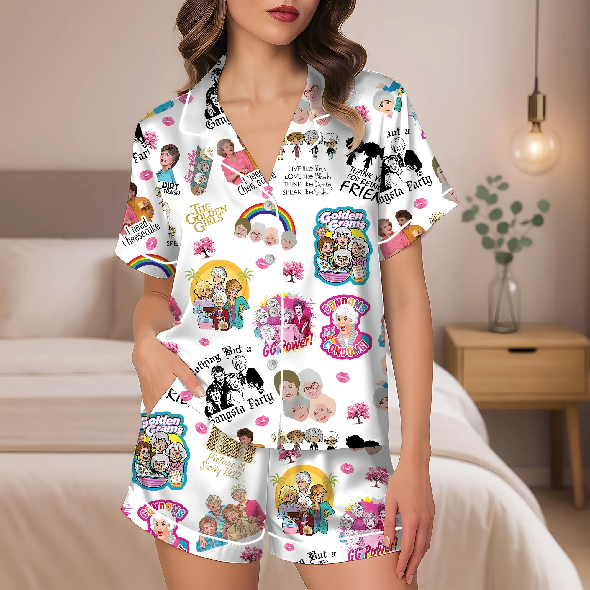 Iconic Miami Sitcom Pajama Set