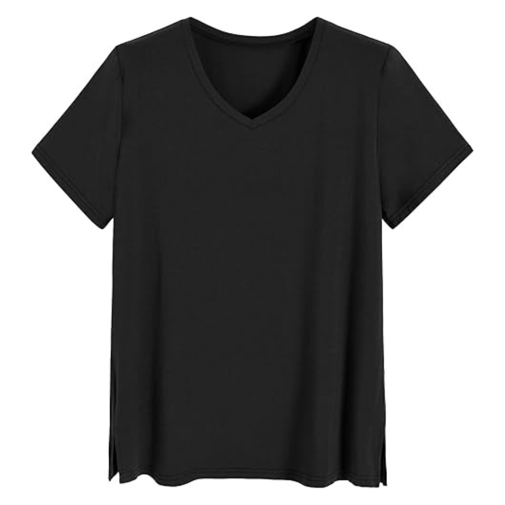 Women V Style Short Sleeve Pajamas Top