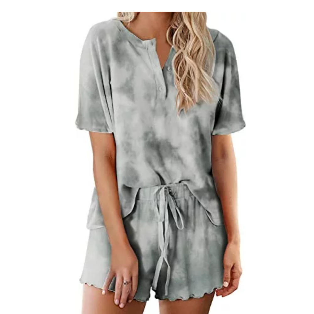 Tie Dye Sleepwear Pajamas Set For Women-Original Pajamas