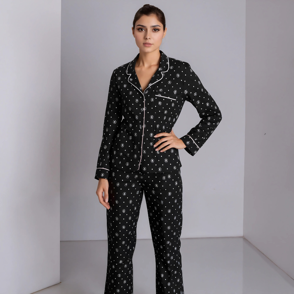 Modal Soft Long Pajama SetModal Soft Long Pajama Set - Image 3