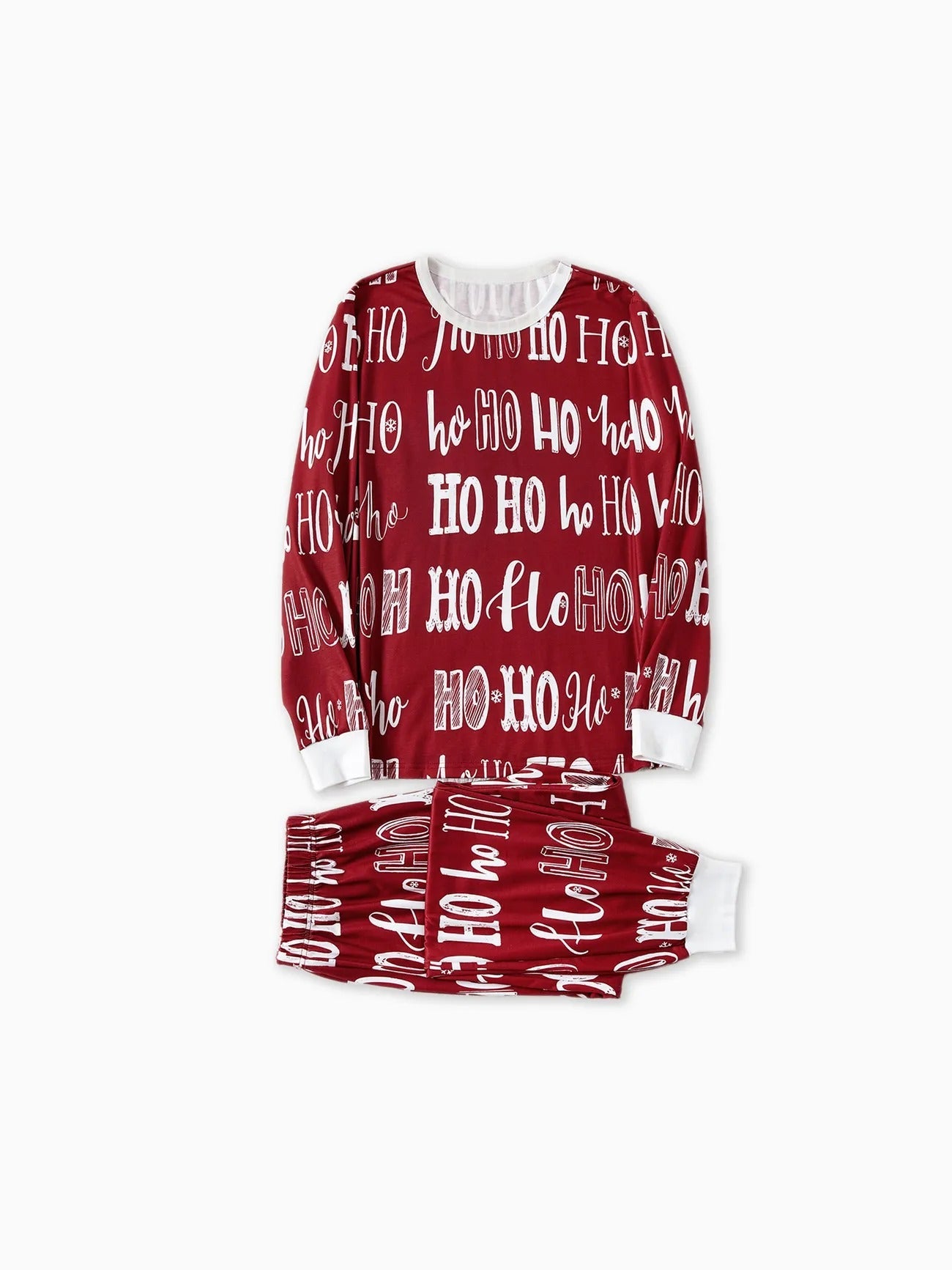 Christmas Family Matching Letter Print Pajama Sets-Original Pajamas