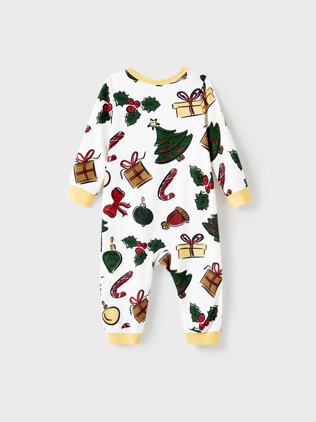 Christmas Tree And Gift Print Family Pajamas Set-Original Pajamas