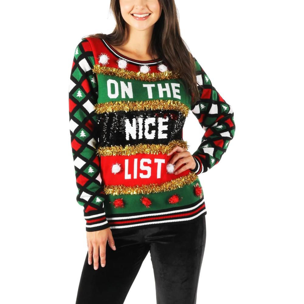 Embellished Christmas Winter Holiday Sweaters-Original Pajamas