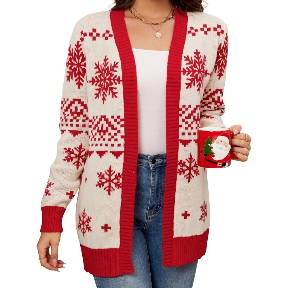 Knitted Sweater For Festive Holiday Celebrations-Original Pajamas