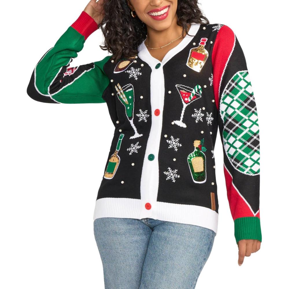 Holiday Sweaters with Festive Animal and Patterned Designs-Original Pajamas