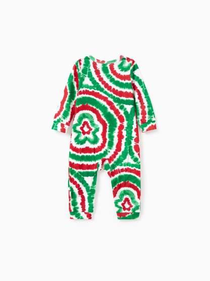 Christmas Tie Dye Gingerbread Man Family Pajamas Set-Original Pajamas