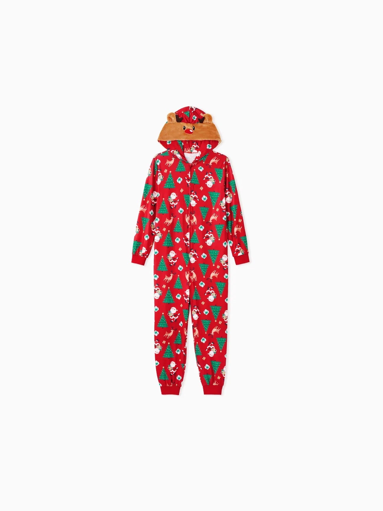 3D Reindeer Hooded Christmas Family Pajama Set-Original Pajamas