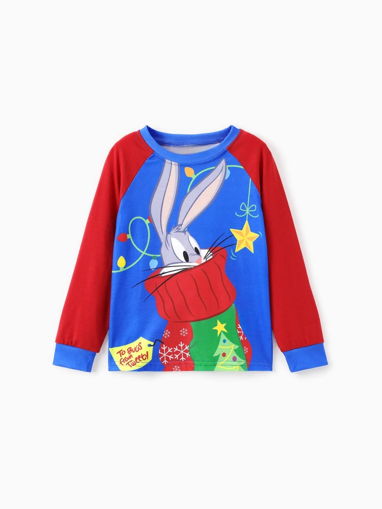 Family Matching Looney Tunes Printed Christmas Pajamas Set-Original Pajamas