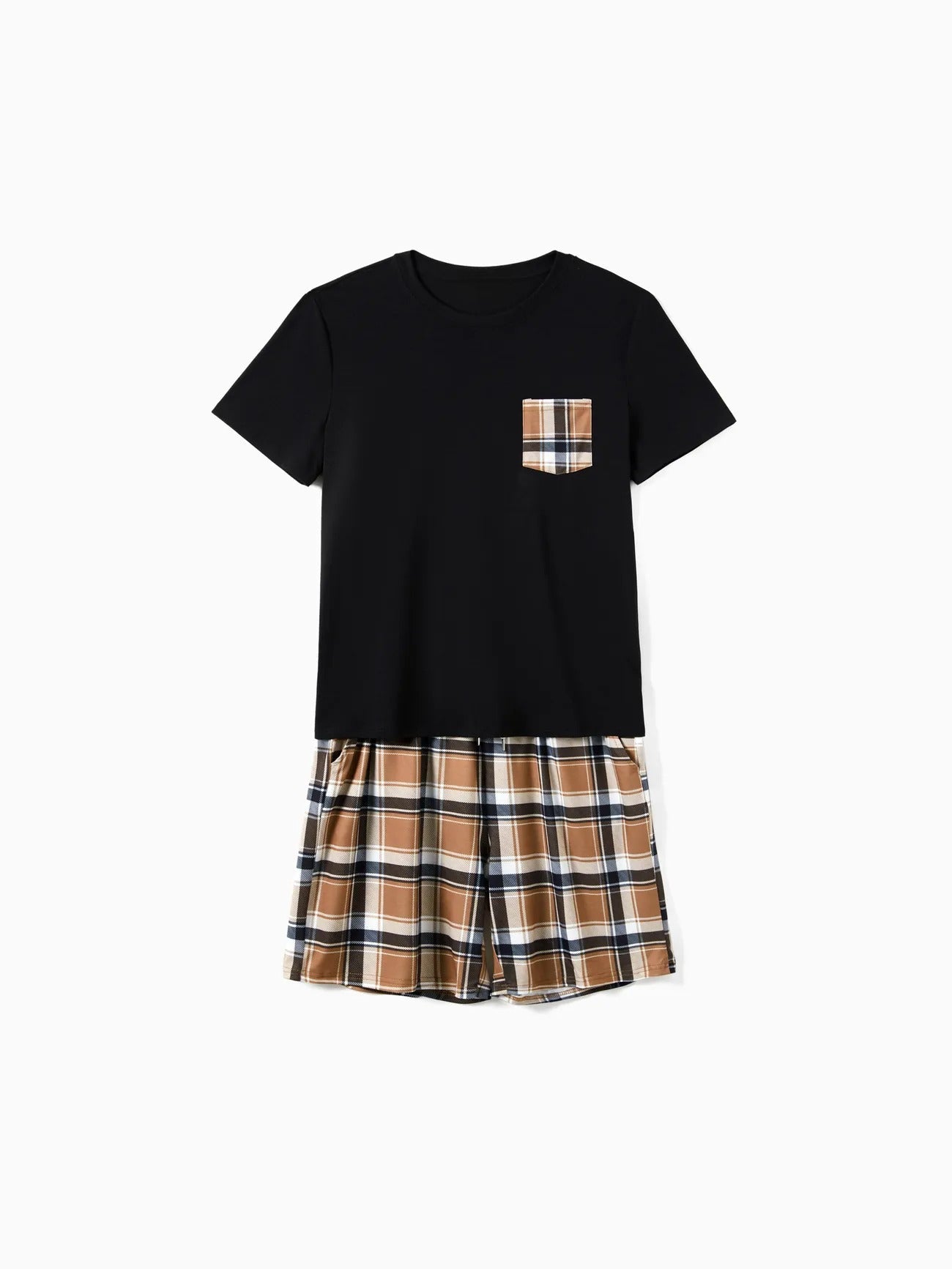 Family Matching Bear And Plaid Pajama Set-Original Pajamas