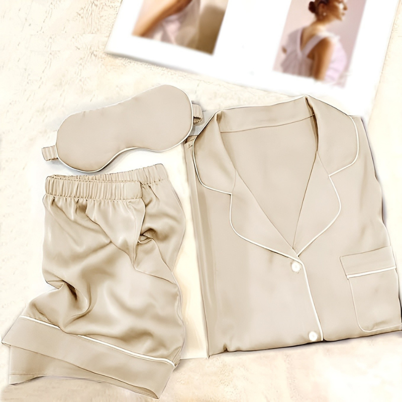 Silky Bridesmaids Pajamas Set For Women