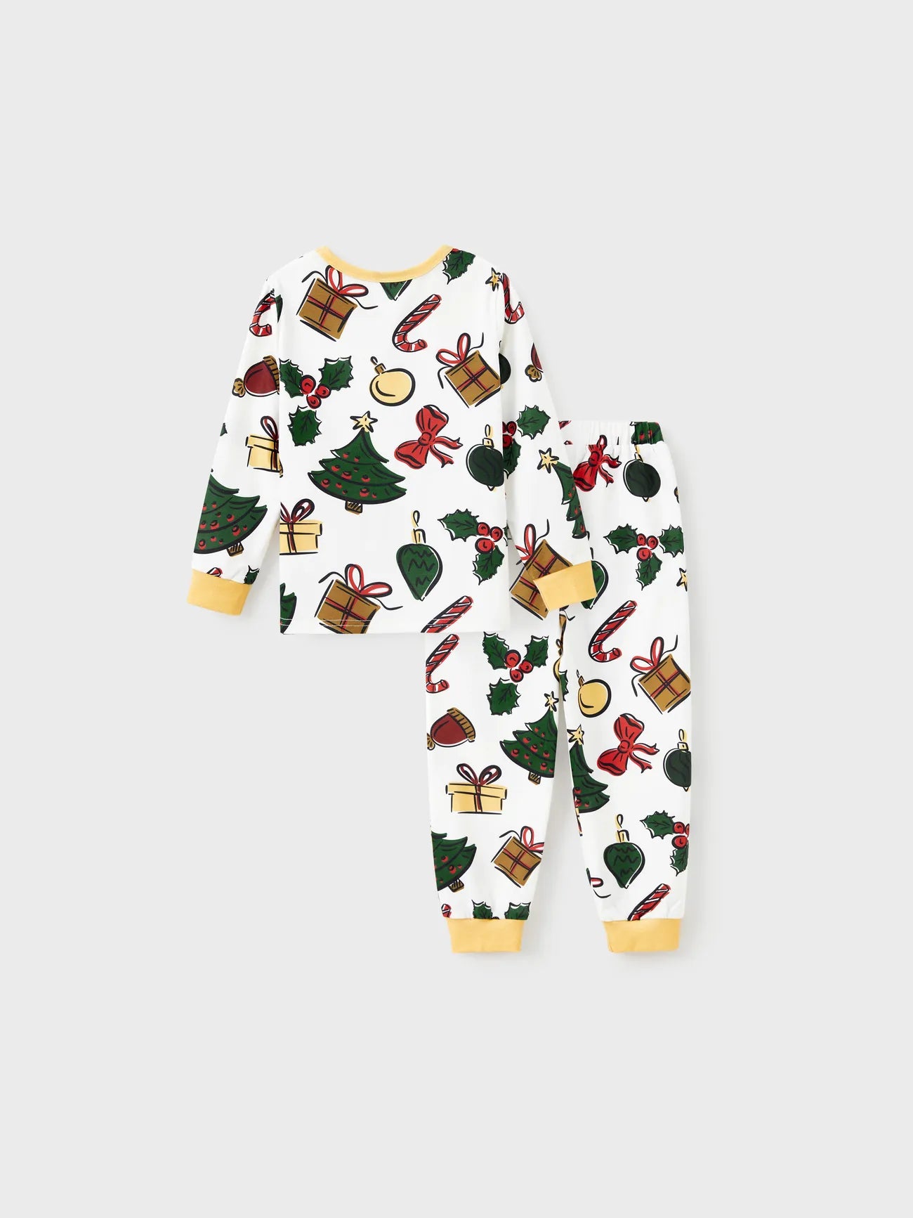 Christmas Tree And Gift Print Family Pajamas Set-Original Pajamas