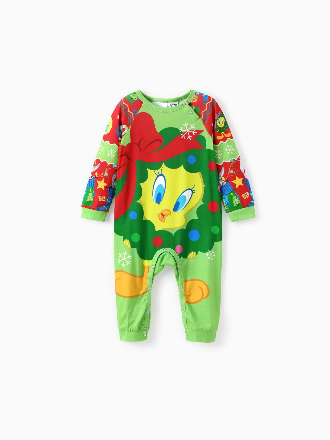 Family Matching Looney Tunes Printed Christmas Pajamas Set-Original Pajamas