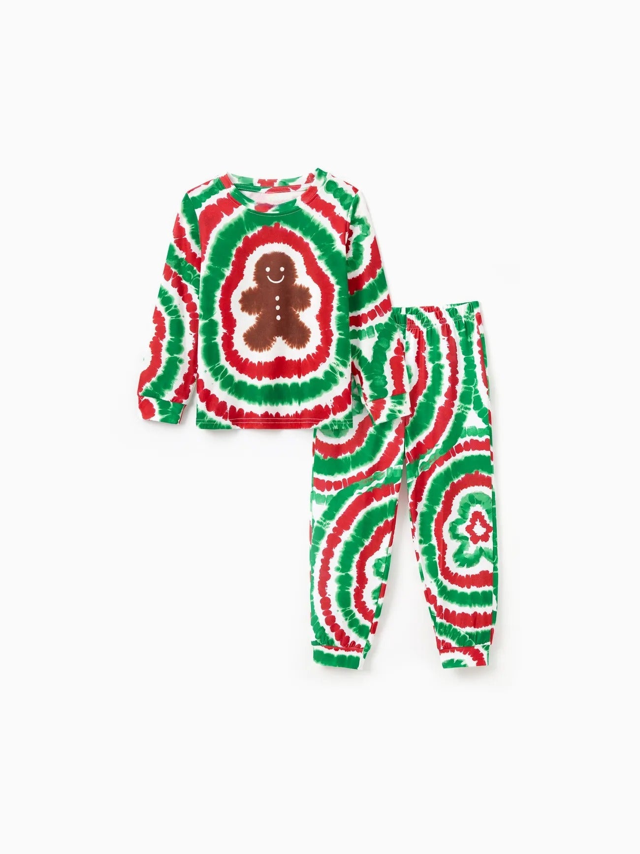 Christmas Tie Dye Gingerbread Man Family Pajamas Set-Original Pajamas