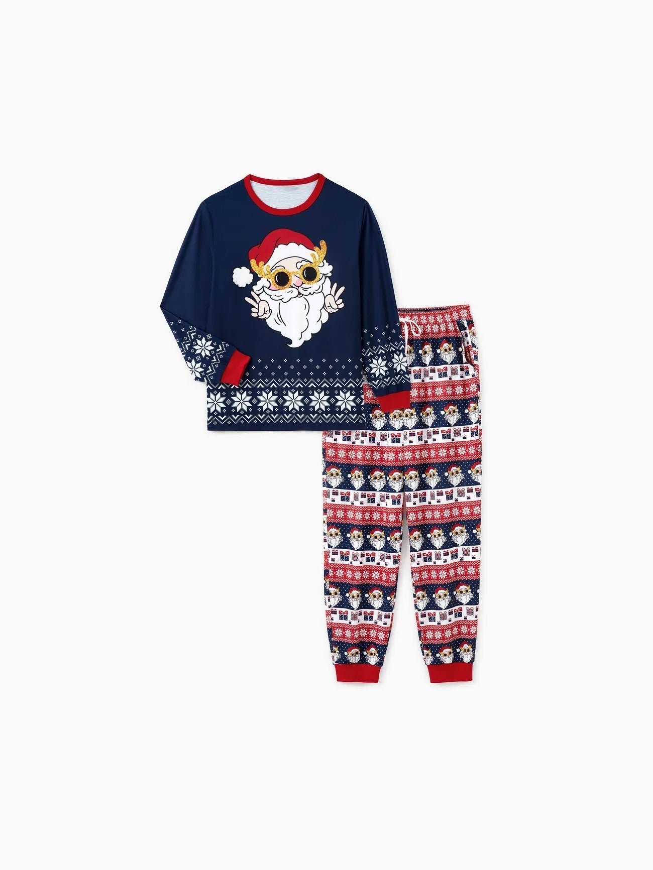 Matching Family Santa Graphic Pajama Set-Original Pajamas