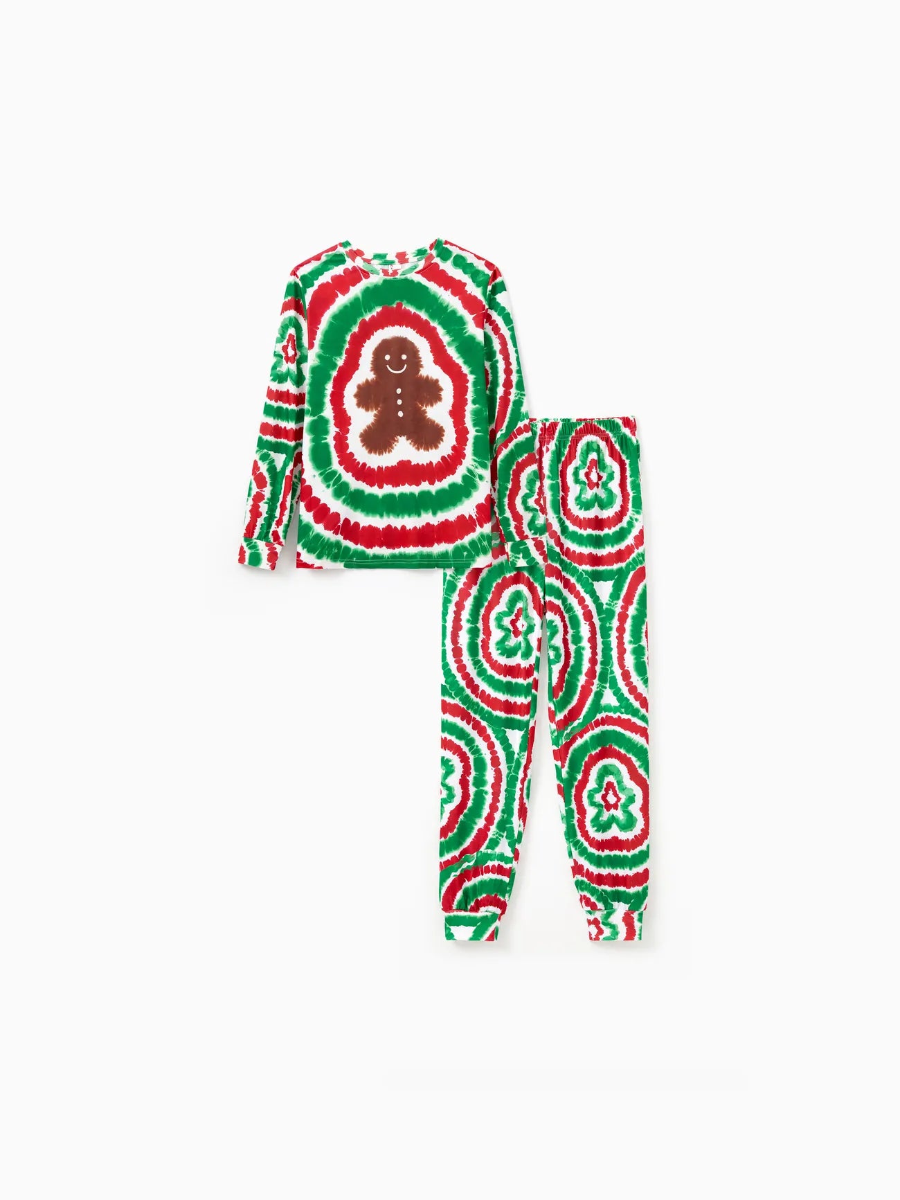 Christmas Tie Dye Gingerbread Man Family Pajamas Set-Original Pajamas