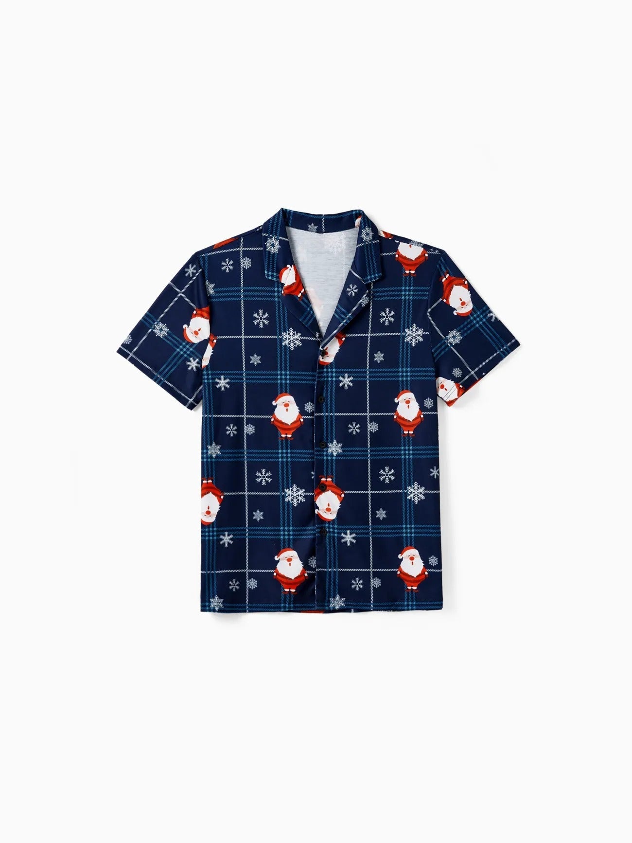 Christmas Family Pajama Set With Santa Print-Original Pajamas