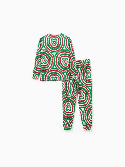 Christmas Tie Dye Gingerbread Man Family Pajamas Set-Original Pajamas