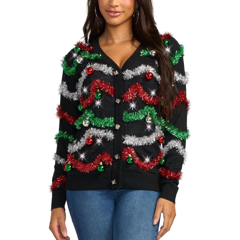 Holiday Sweaters with Festive Animal and Patterned Designs-Original Pajamas