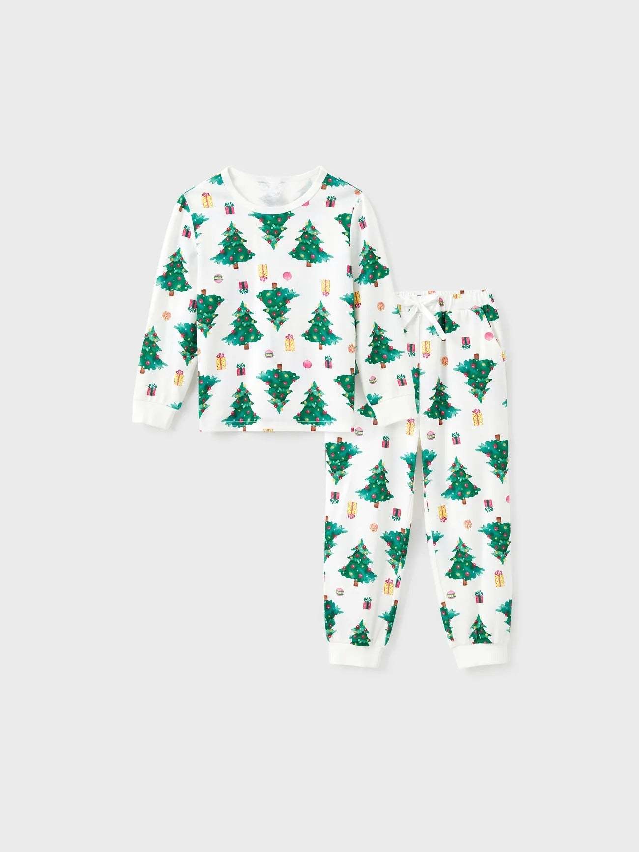 Christmas Tree Print Family Pajamas Set-Original Pajamas