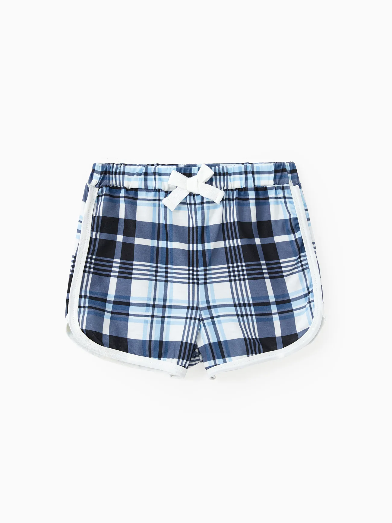 Let Me Sleep Print Family Pajama Set With Plaid Shorts-Original Pajamas