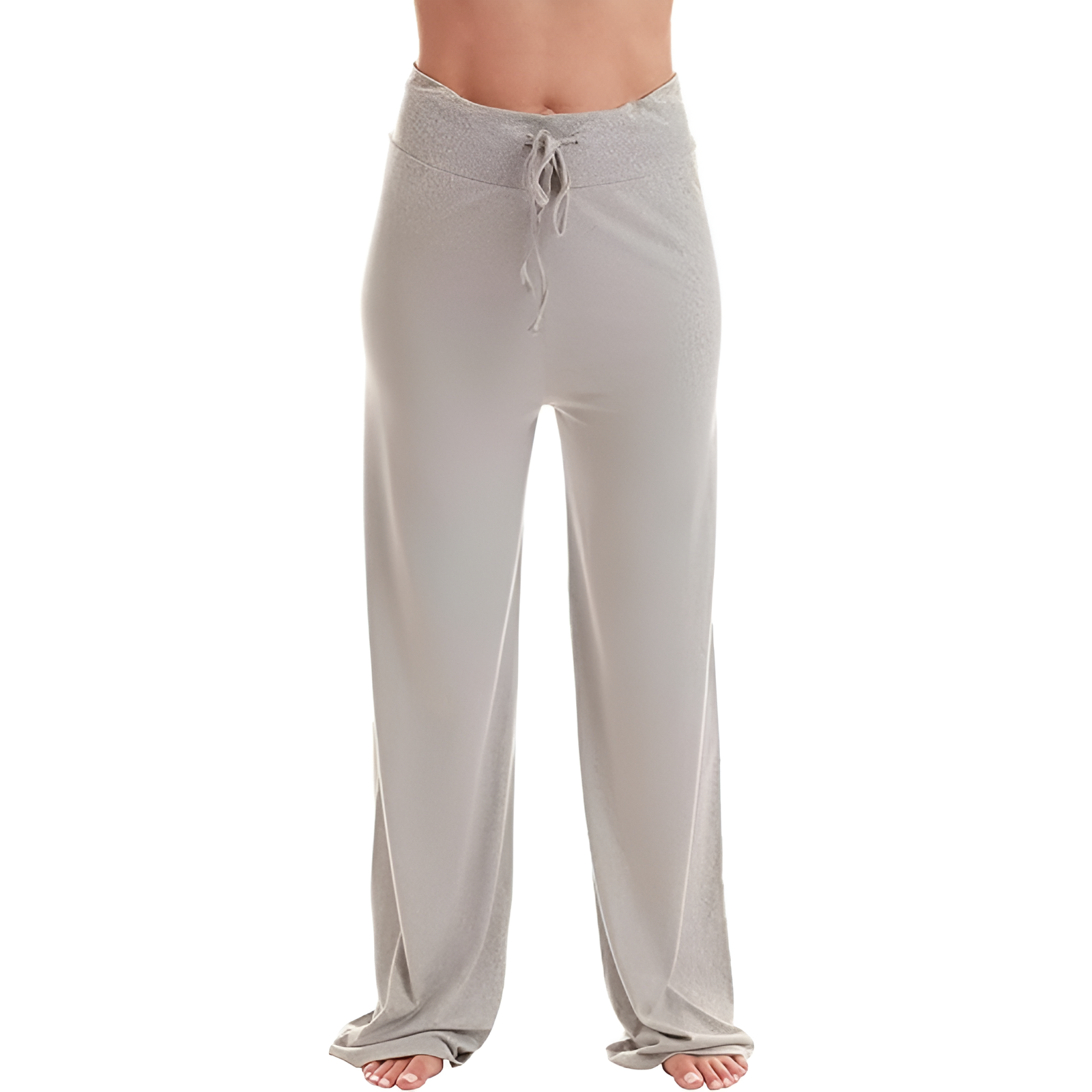 Wide Lounge Pajama Pants With Drawstring