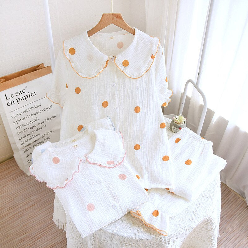 Women's Polka Dot 2 Piece Pajama Set-Original Pajamas