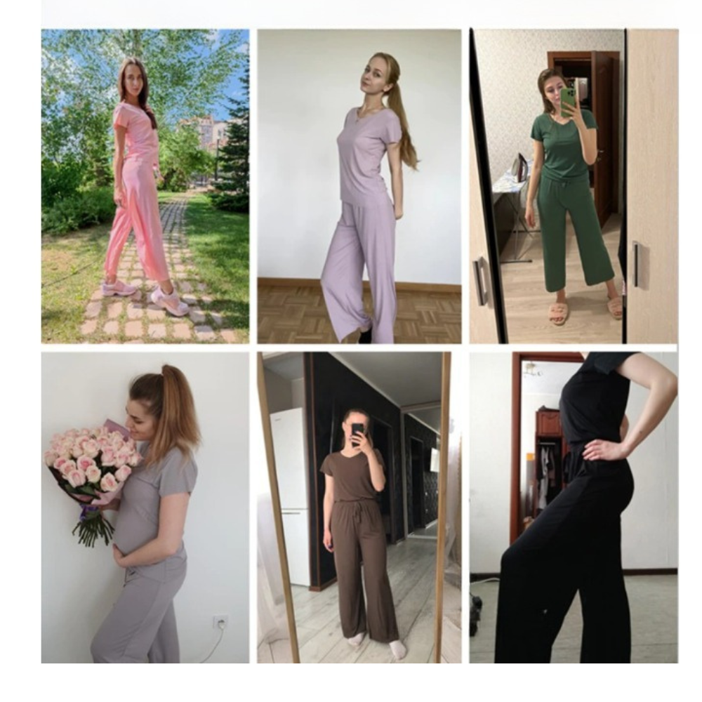 Women Lounge Wear Loose Suit-Original Pajamas