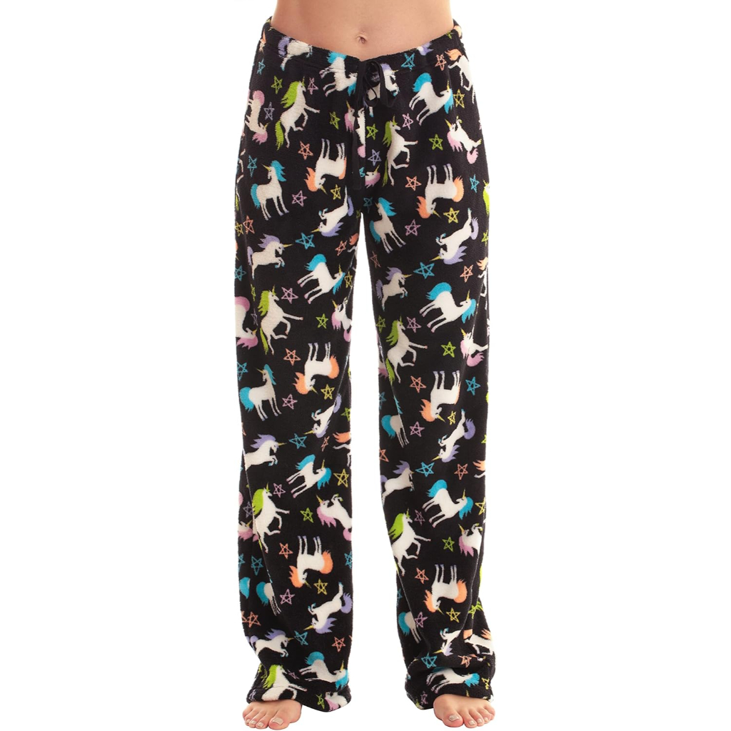Plush Pajama Pants For Women For Night Wear