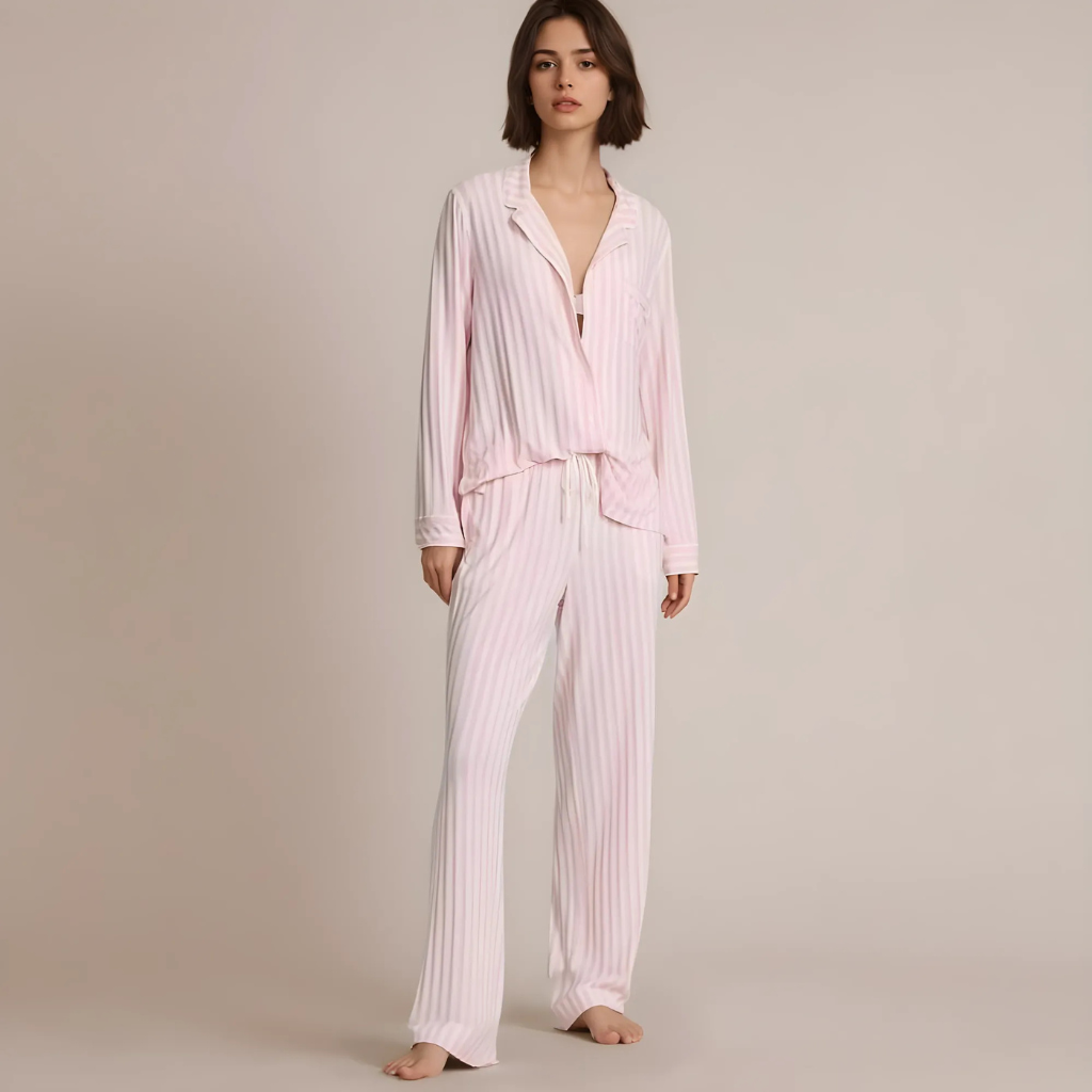 Modal Soft Long Pajama Set