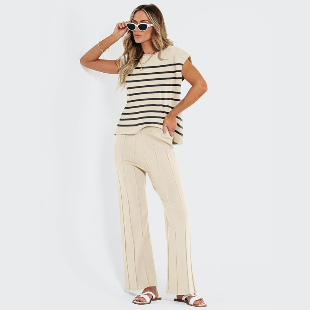 Matching 2 Piece Knit Sets For Women