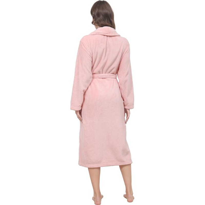 Robes For Women Premium Fleece Womens Robe Cozy Warm Bathrobe