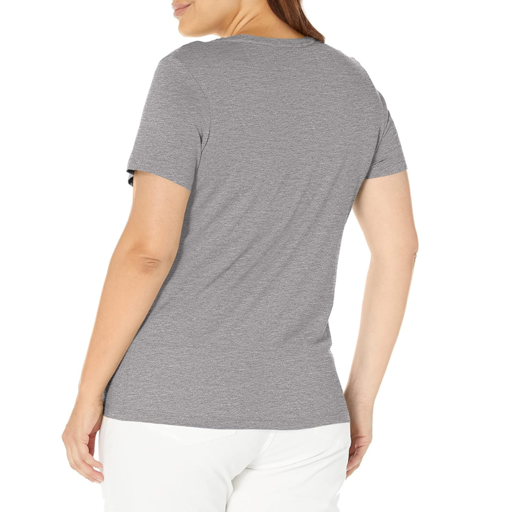 Short Sleeve V Neck T Shirt For Lounging