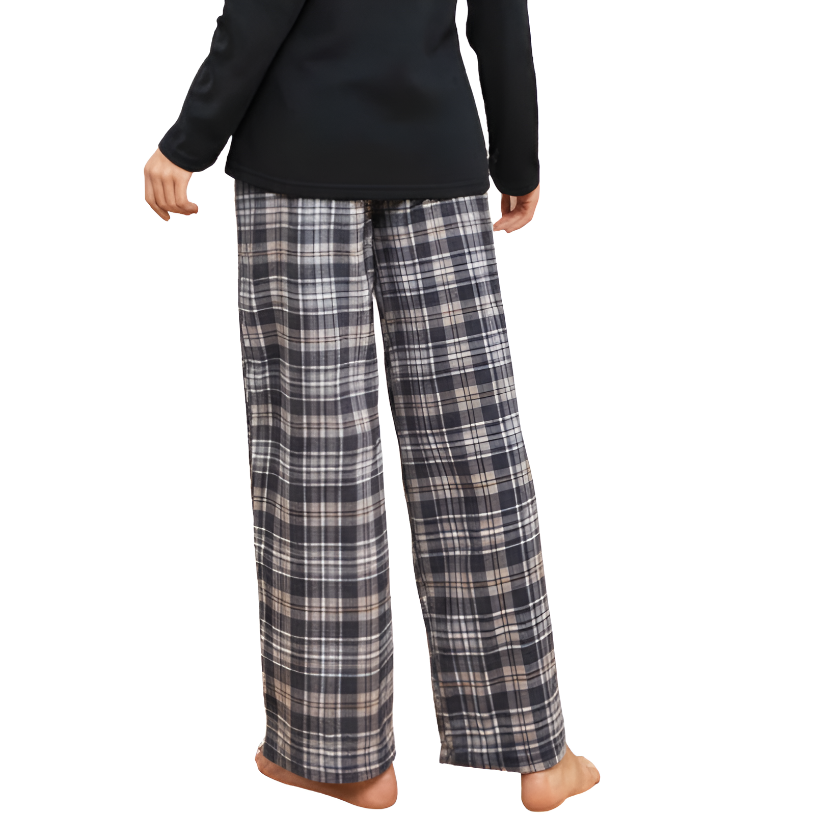Fleece Pajama Pants With Pockets For Women