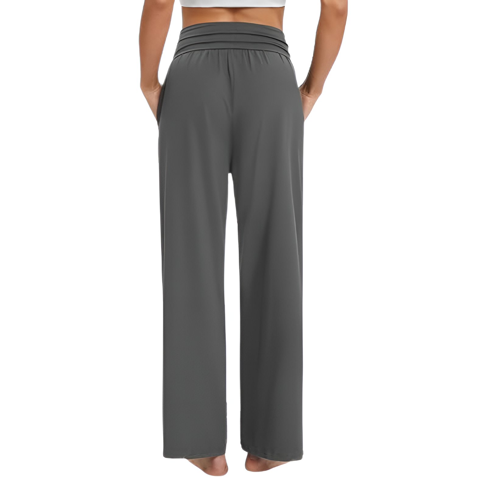 Wide Lounge Yoga Pajama Pants With Pockets