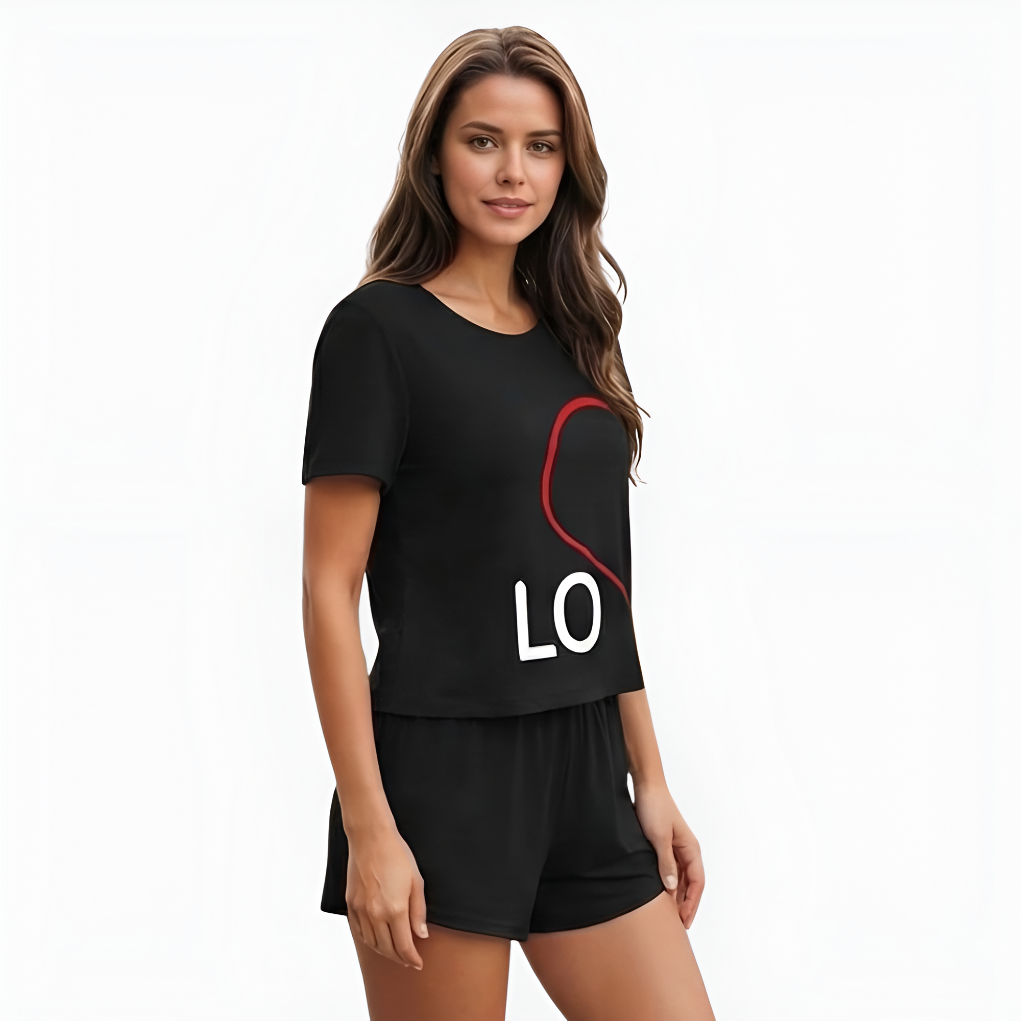 Short Sleeve Matching Pajama Set For Couple