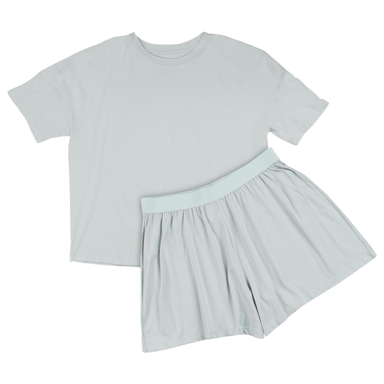 Cozy Sleepwear Set With T Shirt And Shorts For Women