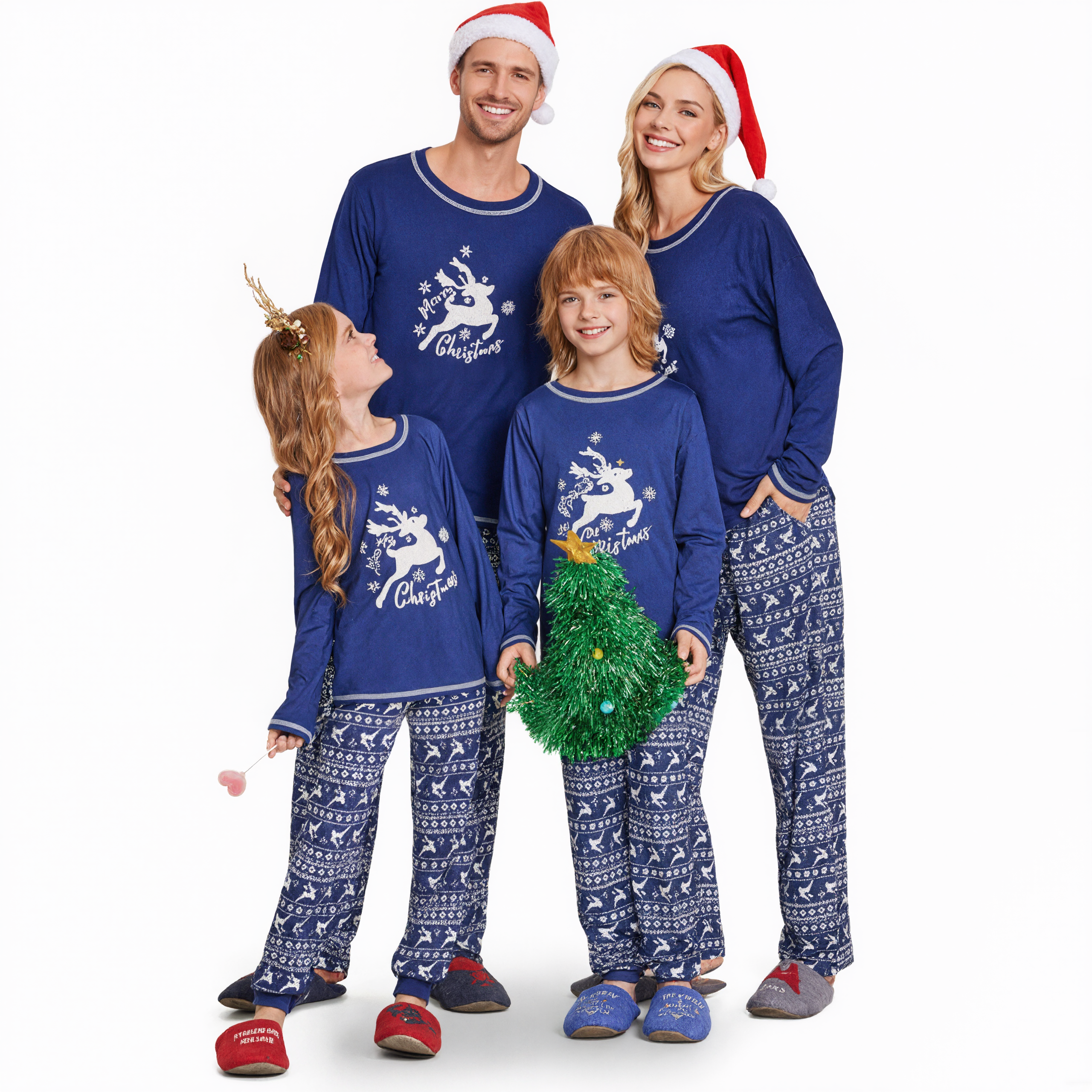 Matching Family Sets Christmas Pajamas Set Xmas PJS Sleepwear Soft Christmas Matching Jammies