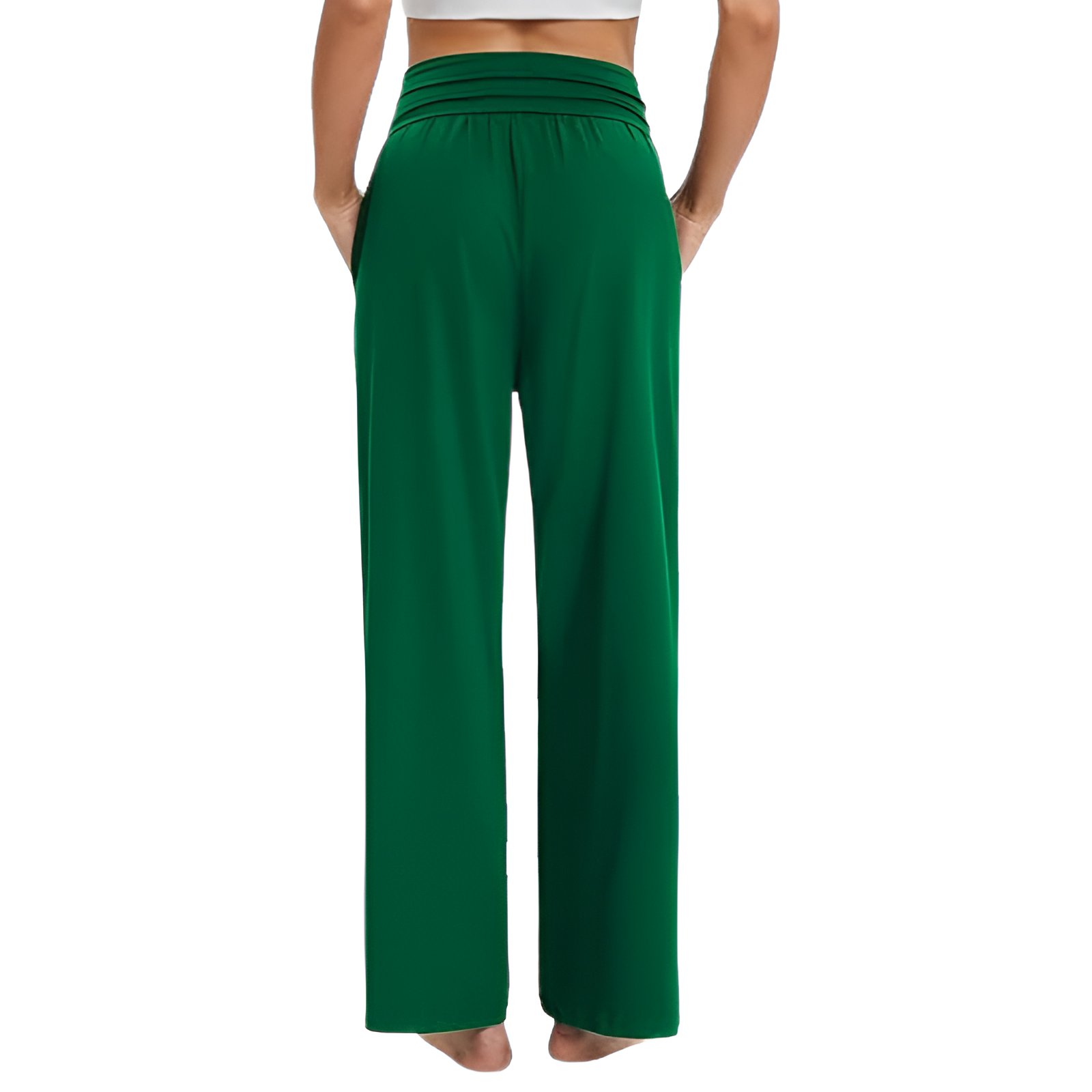 Wide Lounge Yoga Pajama Pants With Pockets