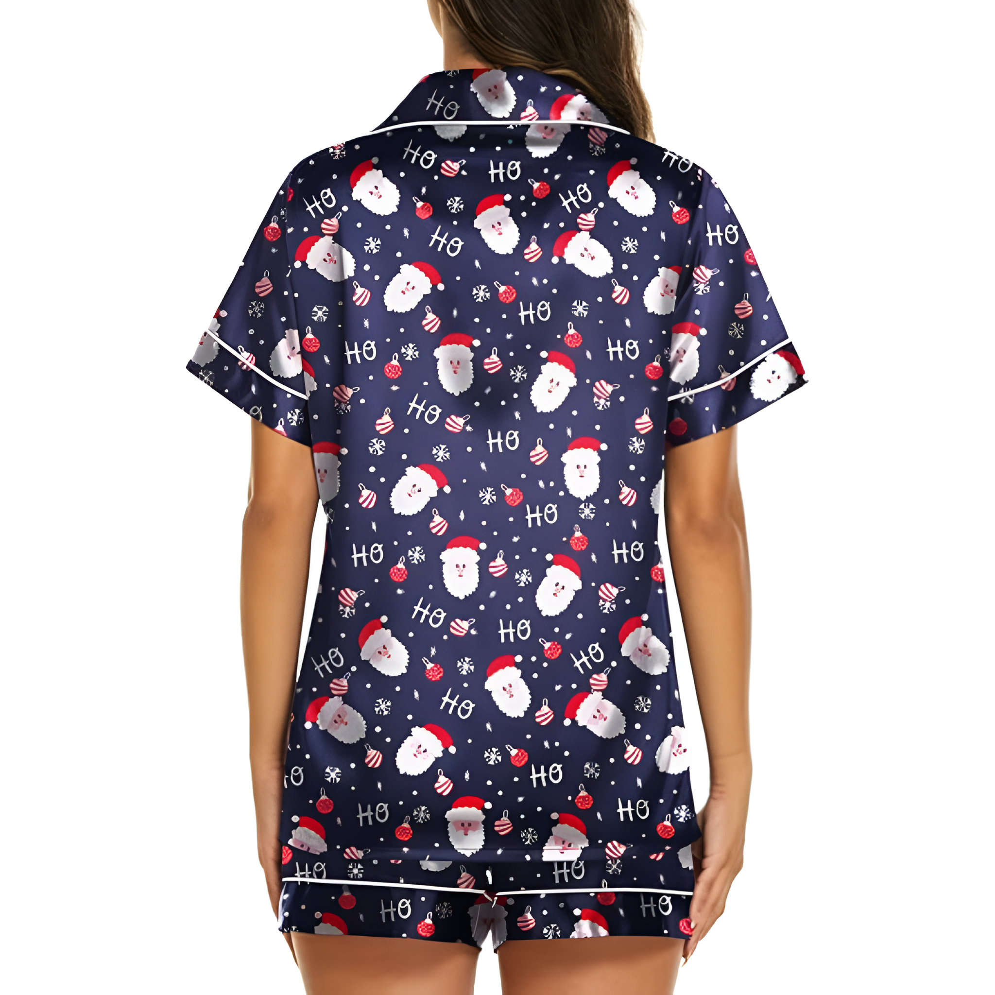 2 Piece Pajama Set For Women With Top And Shorts