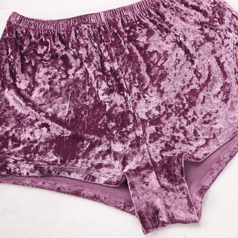 3 Piece Pajamas Velvet Suits With Shorts-Original Pajamas3 Piece Pajamas Velvet Suits With Shorts - Image 8