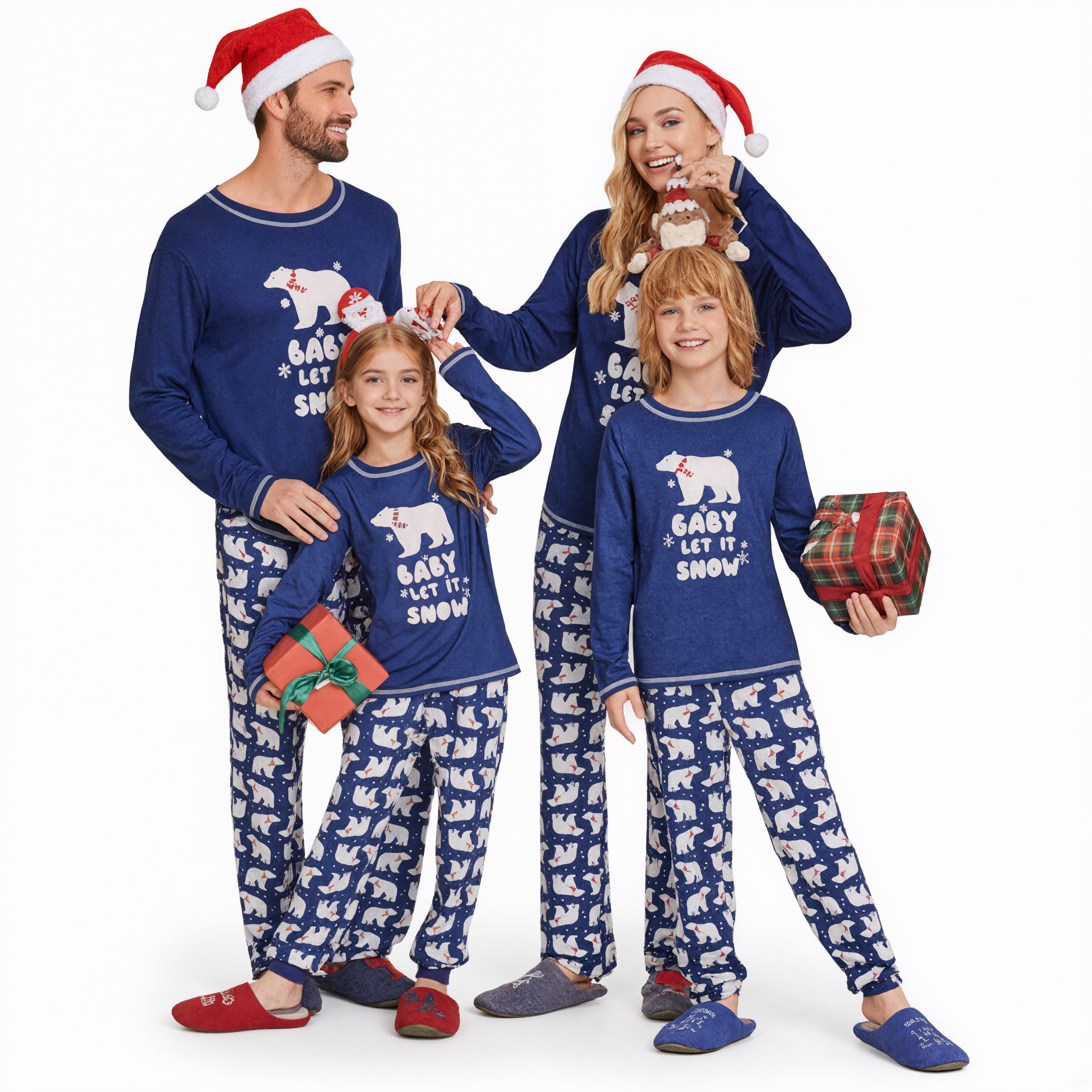 Matching Family Sets Christmas Pajamas Set Xmas PJS Sleepwear Soft Christmas Matching Jammies