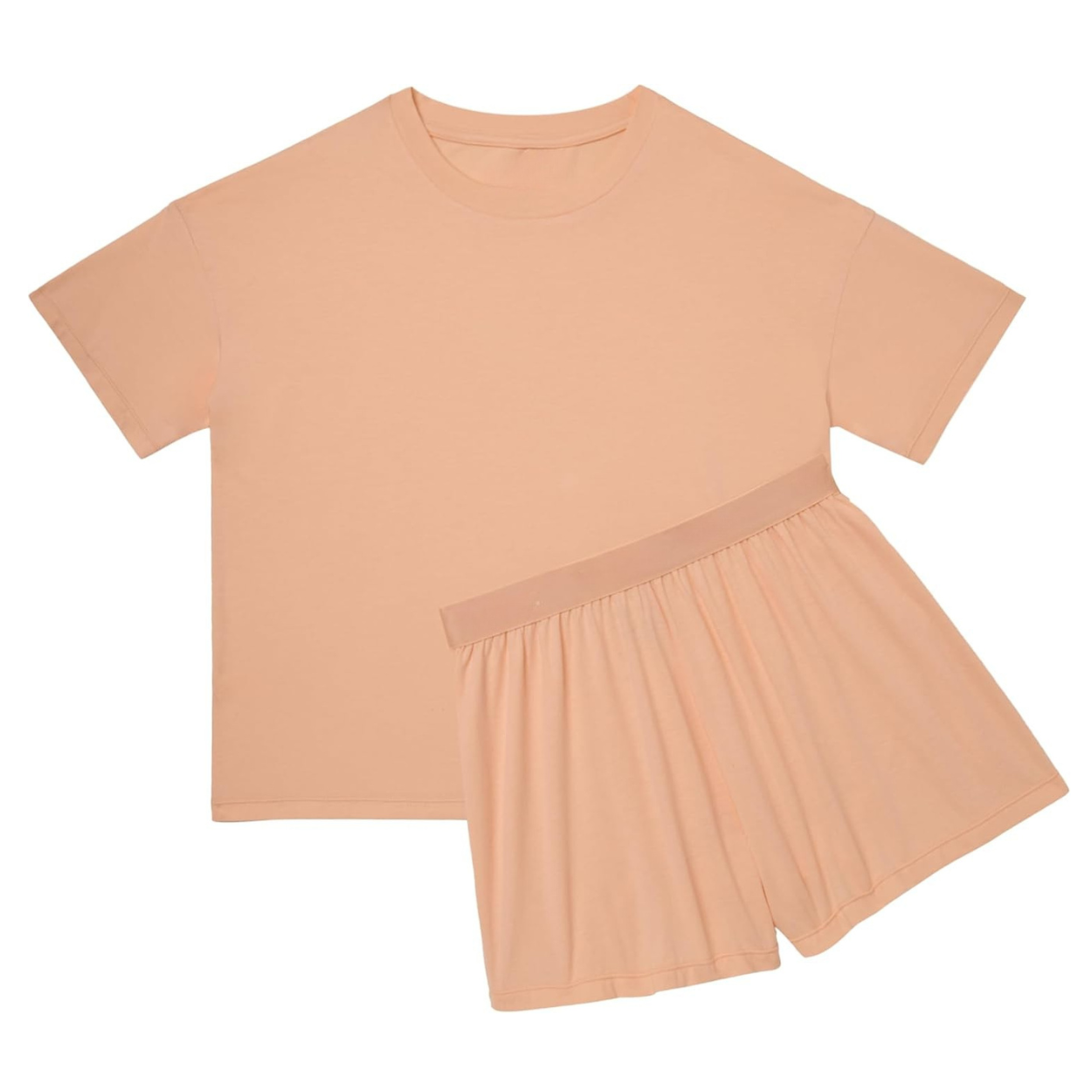 Cozy Sleepwear Set With T Shirt And Shorts For Women