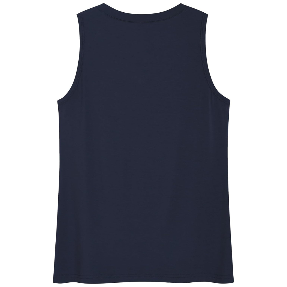 Bamboo Viscose V Patterned Pajama Tank Top