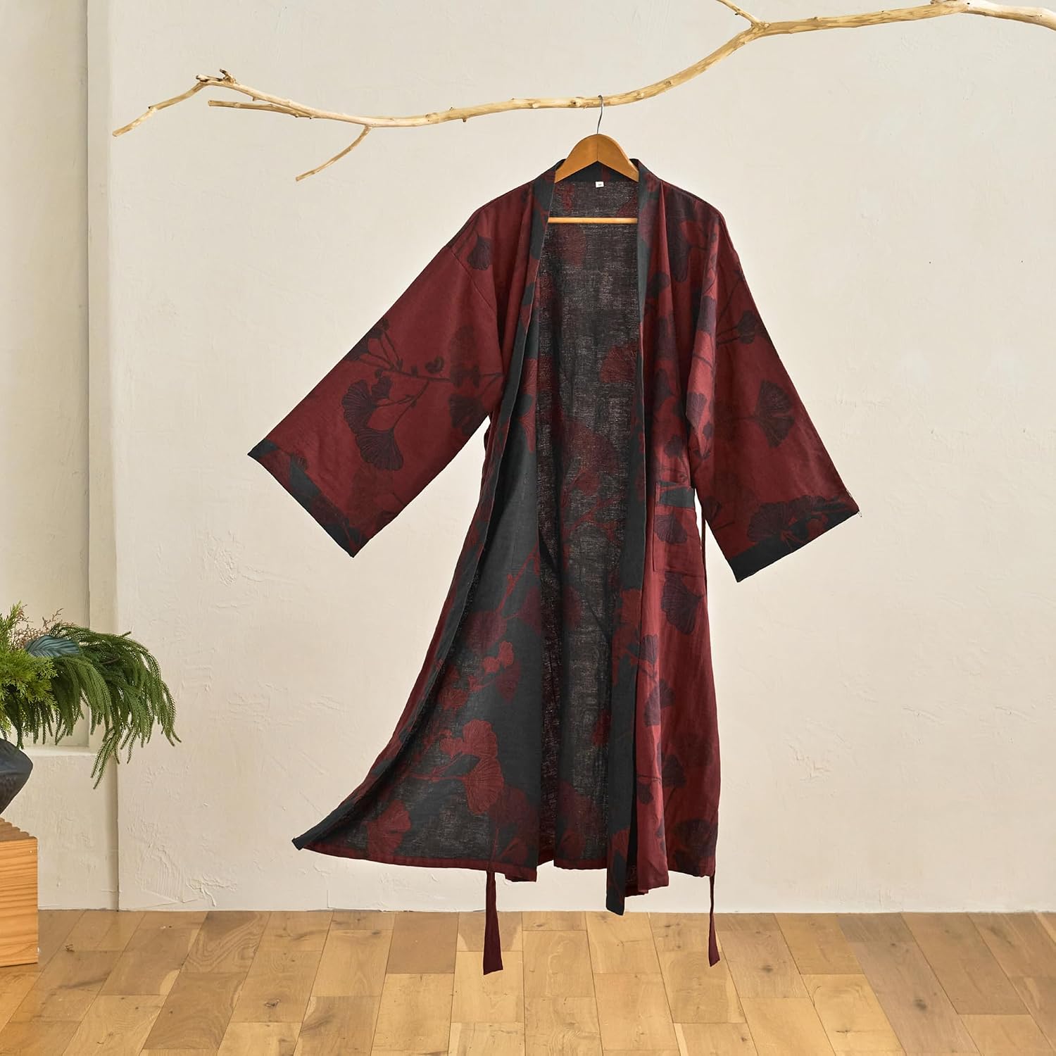 Knit Loose Long Loungewear Bathrobe for Women