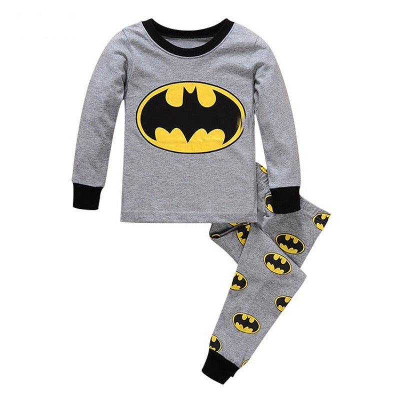 Superman-Batman Cosplay Pajama Set For Kids-Original Pajamas
