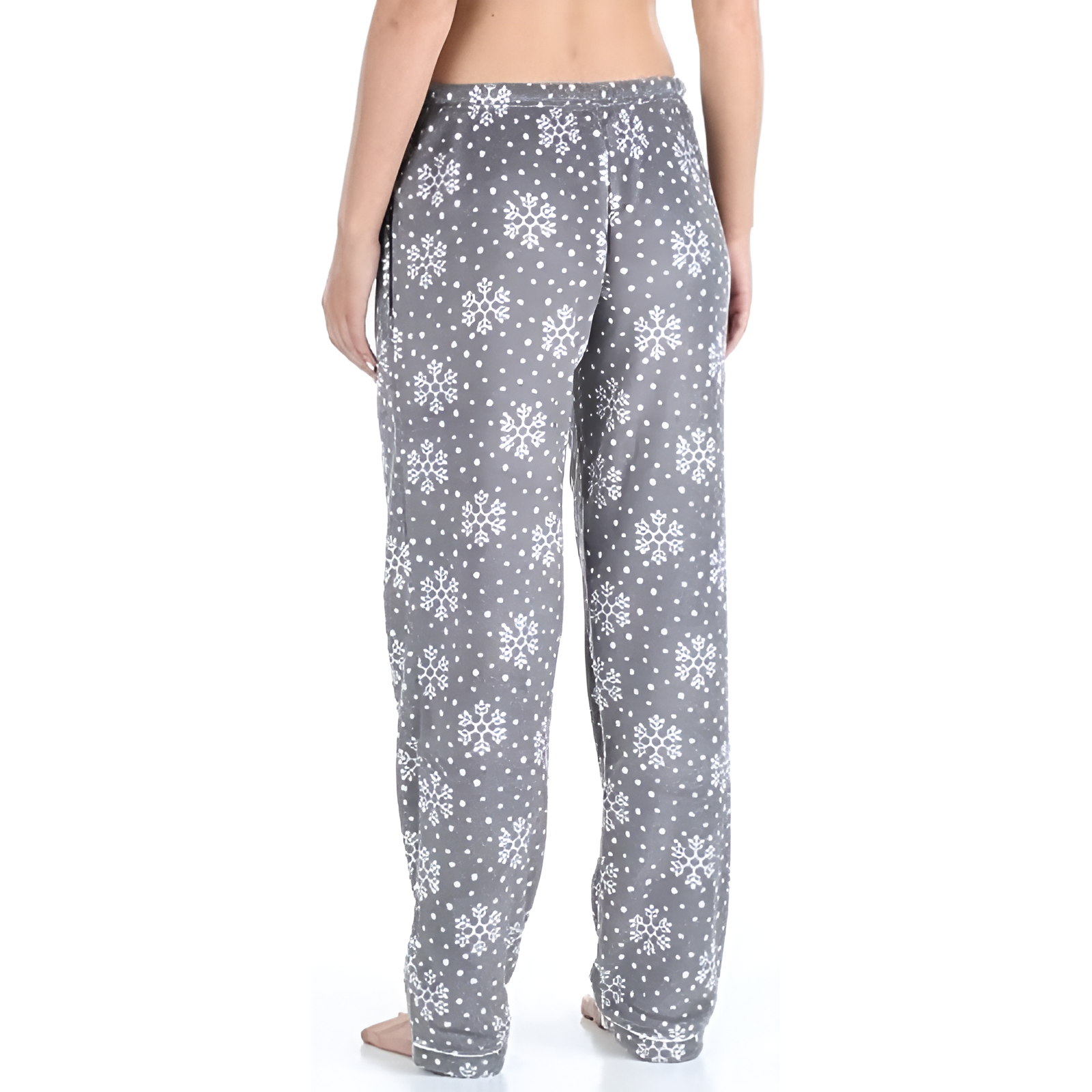 Plush Pajama Pants With Pockets For Women