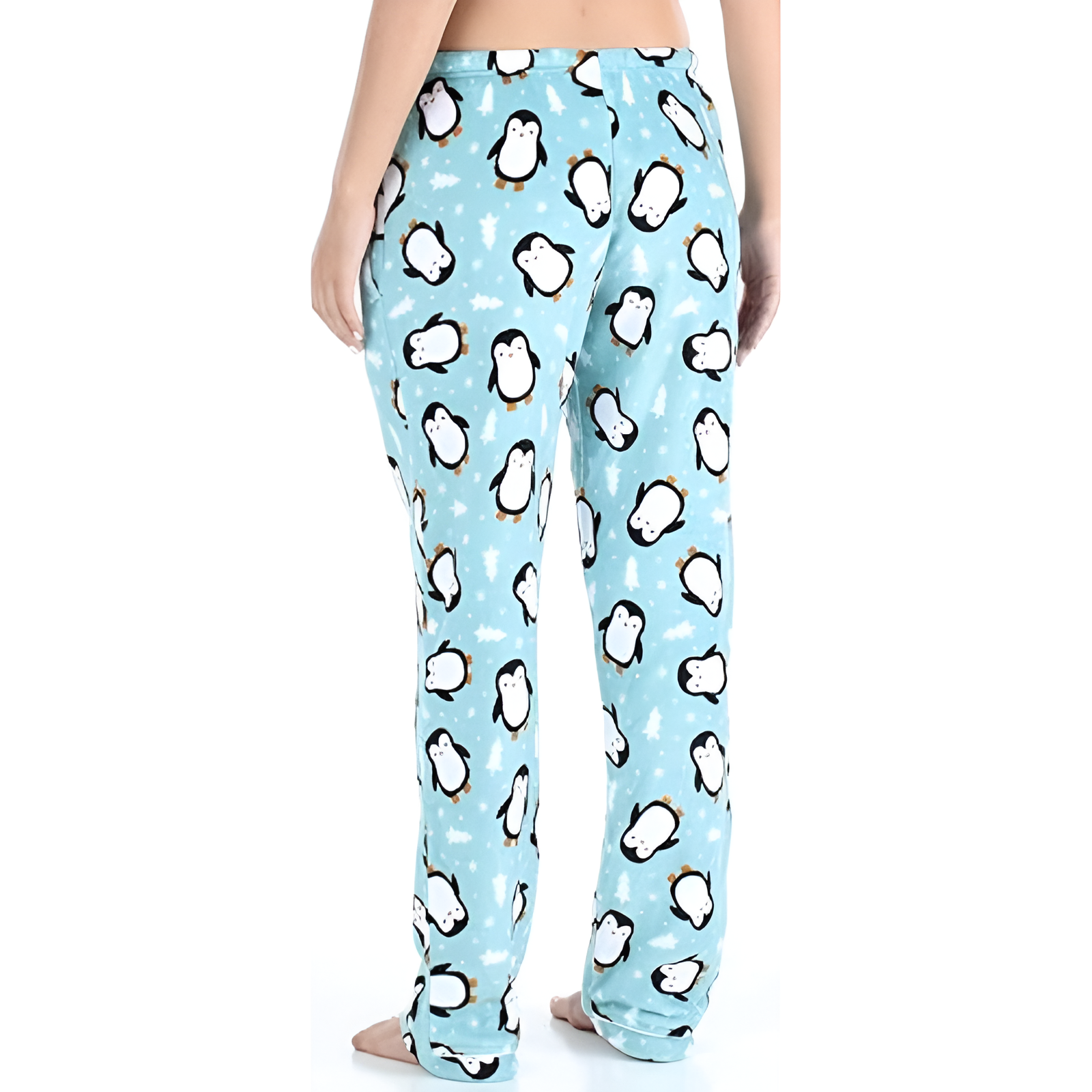 Plush Pajama Pants With Pockets For Women